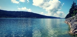 Der Lac de Joux im Waadtländer Jura