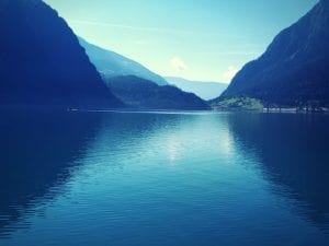 Der Lago di Poschiavo mit Blick Richtung Süden