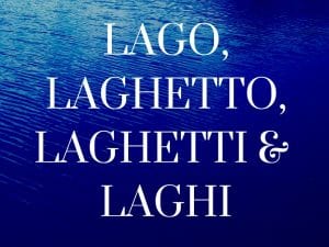 Lago, Laghetto, Laghetti und Laghi der Schweiz