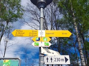 Wanderweg Pfäffikon Hurden Rapperswil